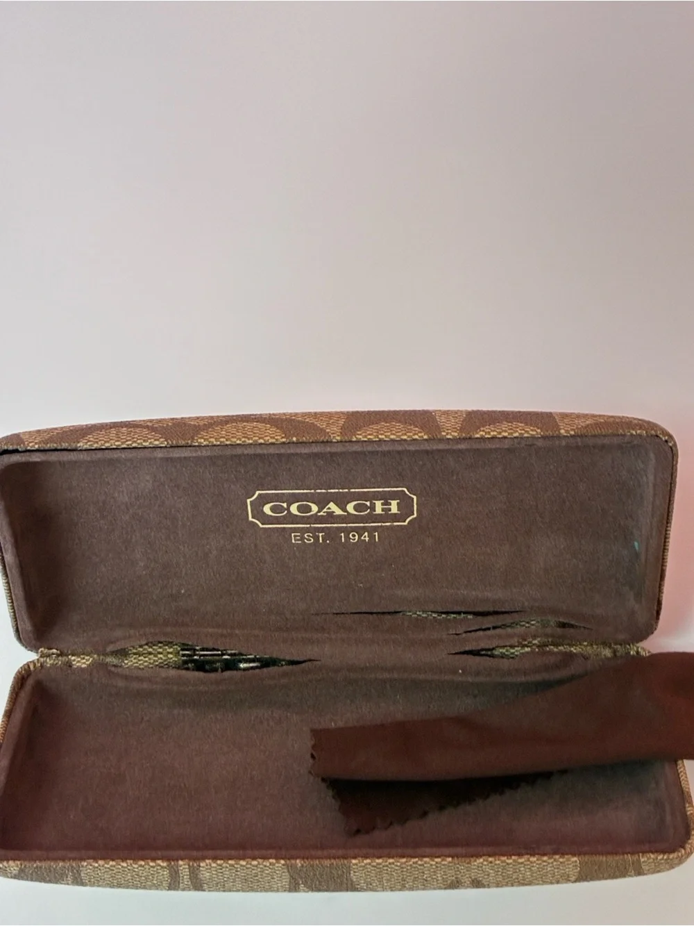 Coach Lizzie Kids Brown Tortoise Rectangle Eyeglasses Frames